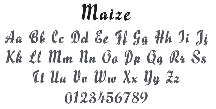 Maize Font