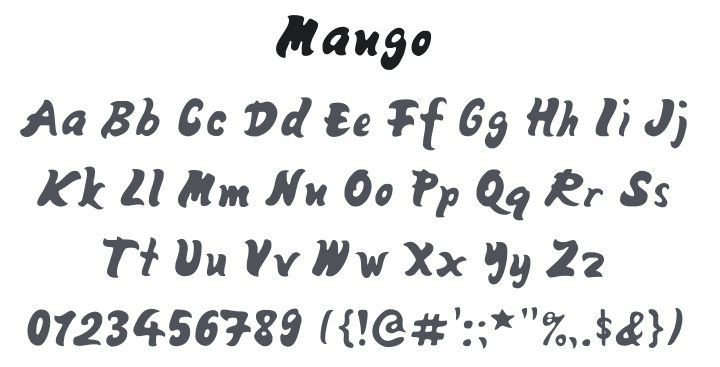 Mango Font Family