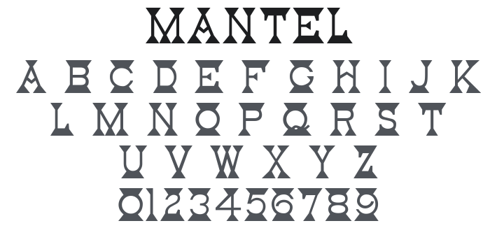 Mantel Font