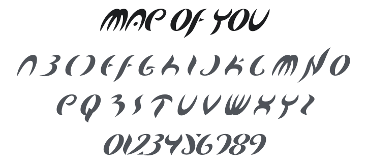 Map of You Font