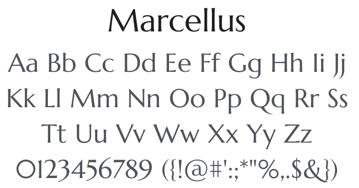 Marcellus Font