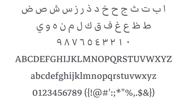 Markazi Text Font Family