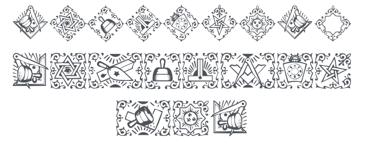 Masonic Font