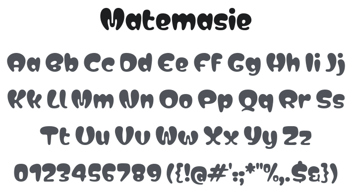 Matemasie Font