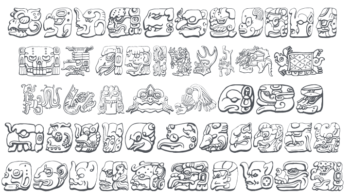 Mayan Font
