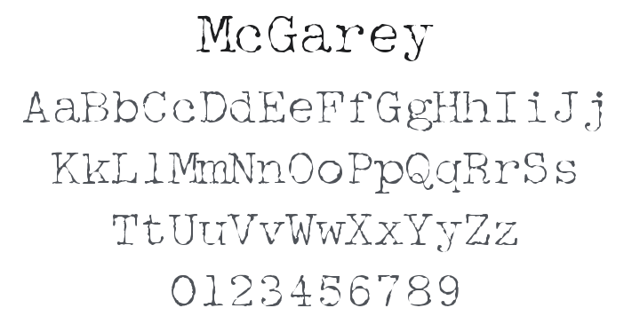 McGarey Font