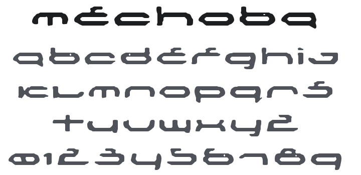 Mechoba Font