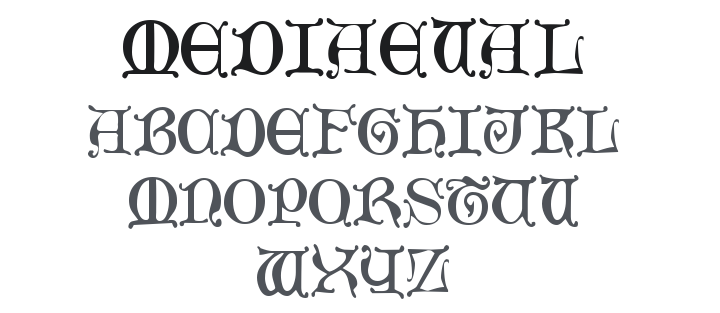 Mediaeval Caps Font