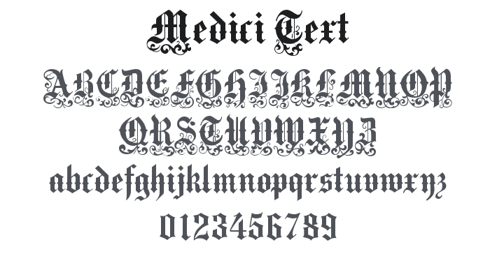 Medici Text Font