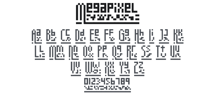 Megapixel Font