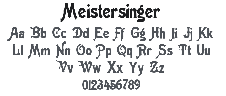 Meistersinger Font Family