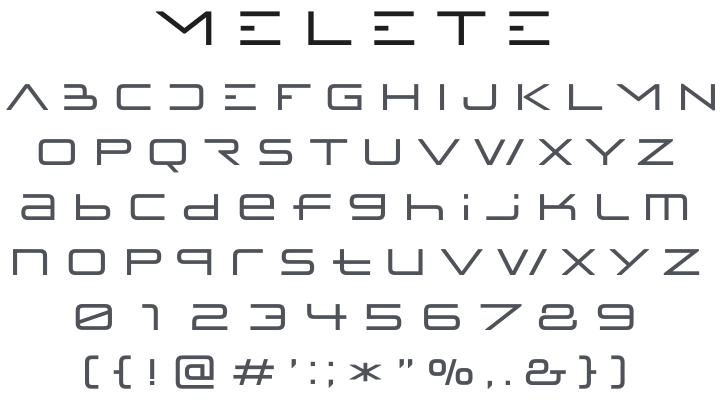 Melete Font Family