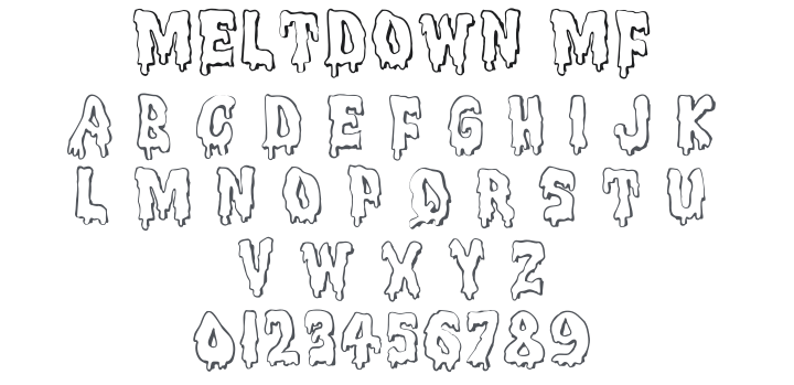 Meltdown MF Font