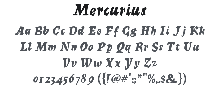 Mercurius Font