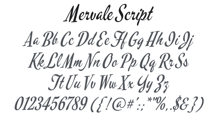 Mervale Script Font