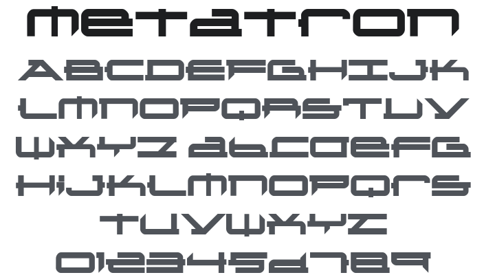 Metatron Font Family