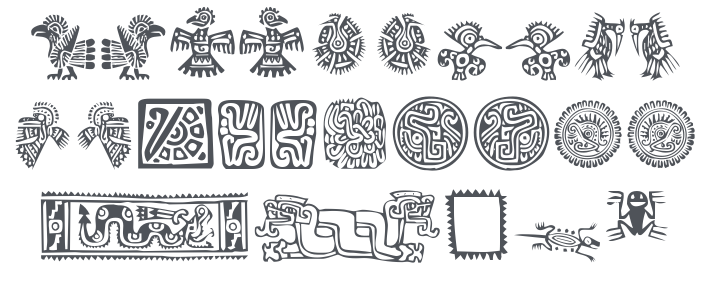 Mexican Ornaments Font