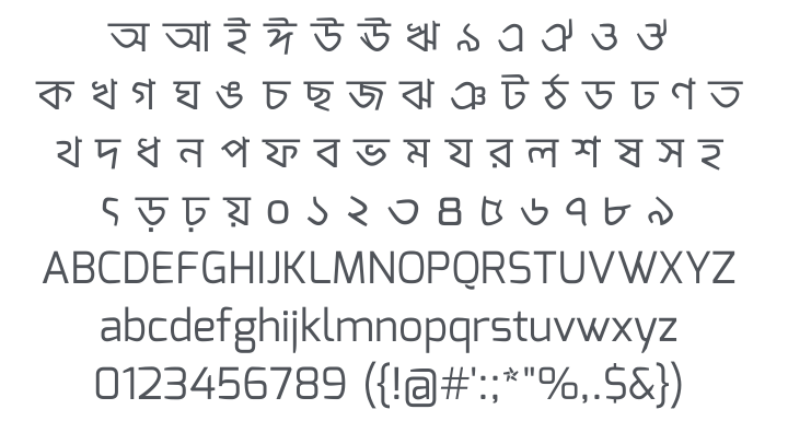 Mina Font Family