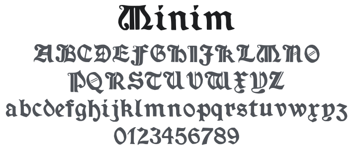 Minim Font Family
