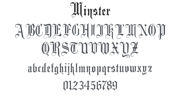 Minster Font Family