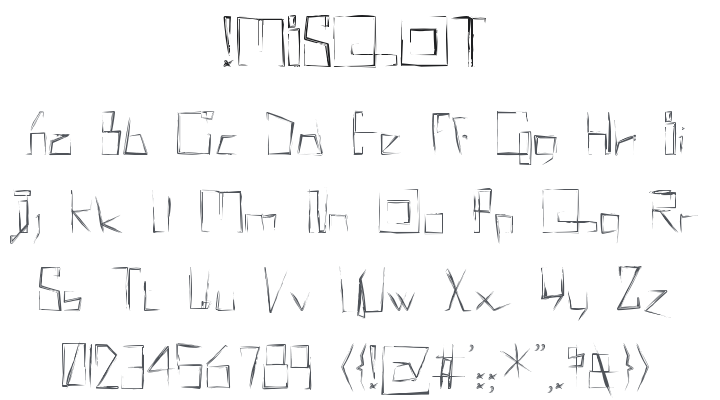 !Misqot Font Family