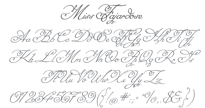 Miss Fajardose Font