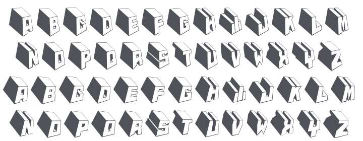 MK Typobricks Rough Font