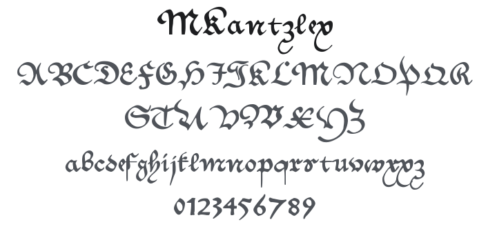 MKantzley Font