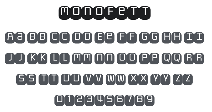 Monofett Font