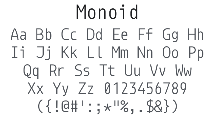 Monoid Font Family