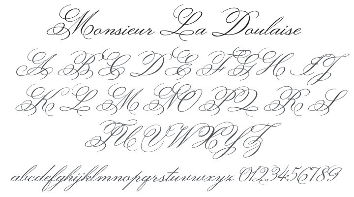 Monsieur La Doulaise Font