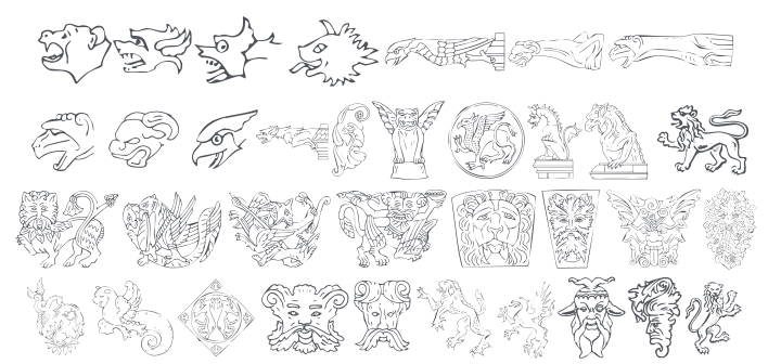 Monsters of Stone Font