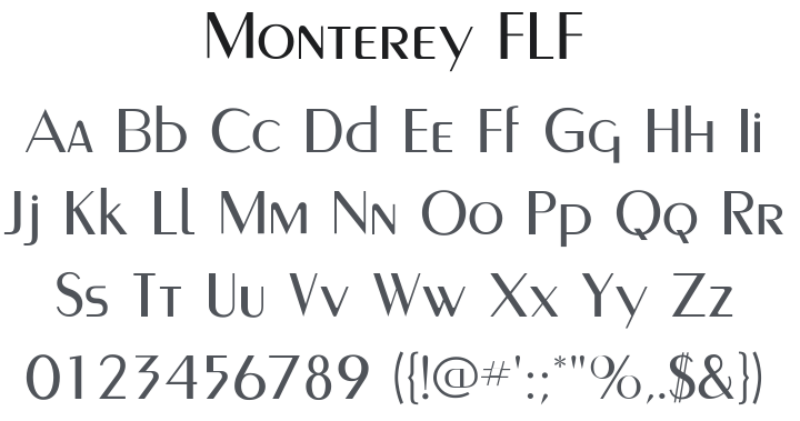 Monterey FLF Font Family