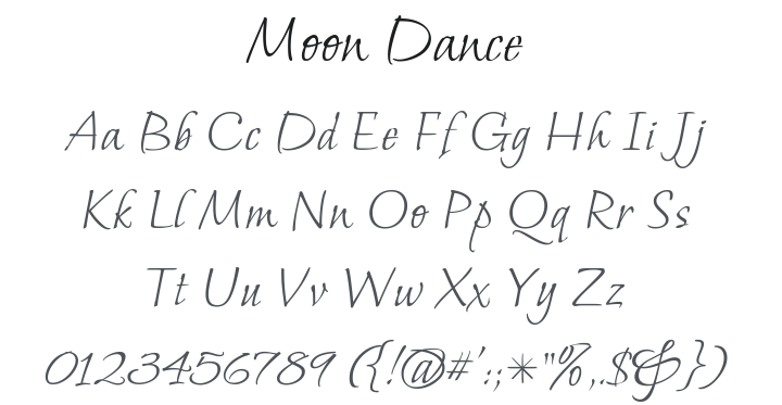 Moon Dance Font