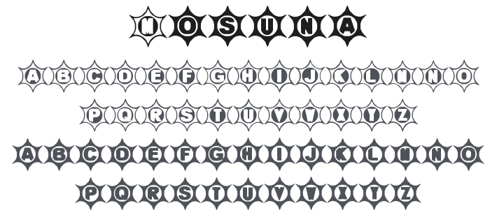 Mosuna Font