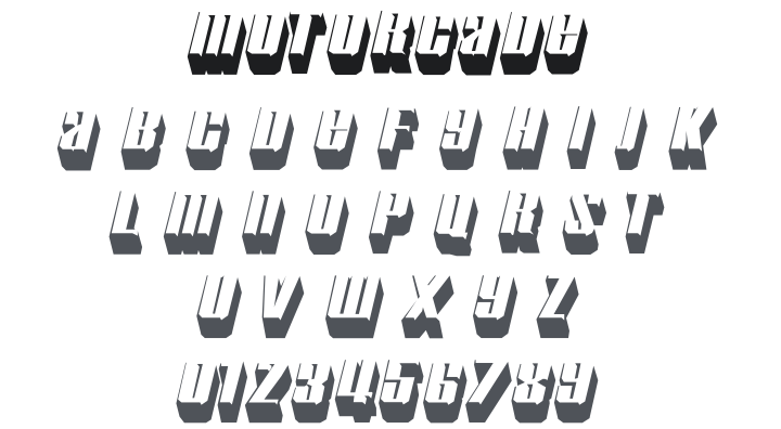 Motorcade Font