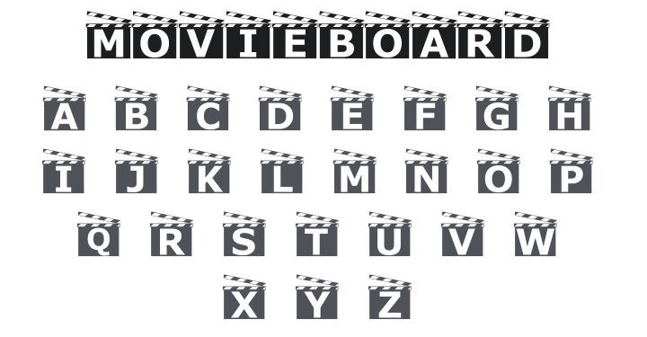 Movieboard Font