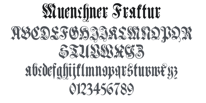 Muenchner Fraktur Font