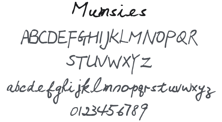 Mumsies Font