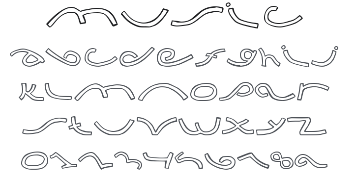 Music DBZ Font