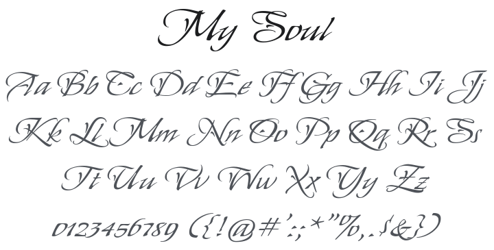 My Soul Font