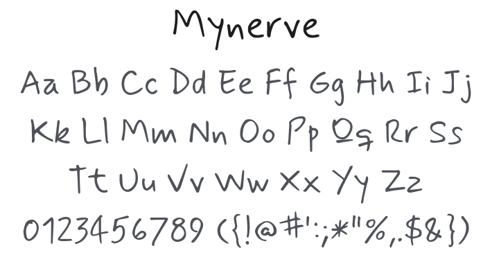 Mynerve Font