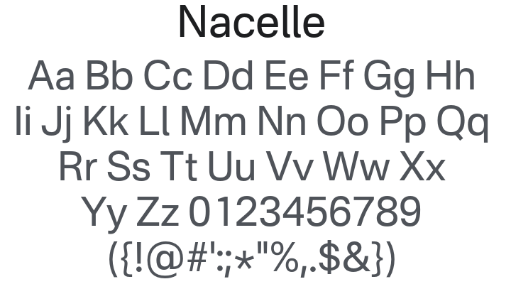 Nacelle Font Family