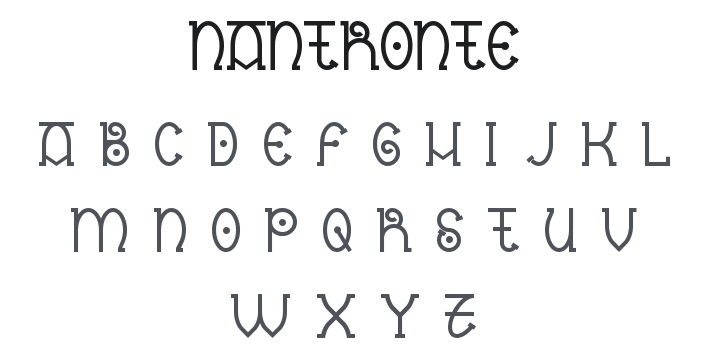 Nantronte Font