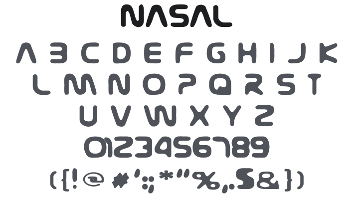Nasal Font