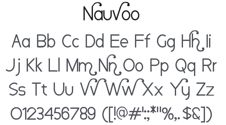 Nauvoo Font