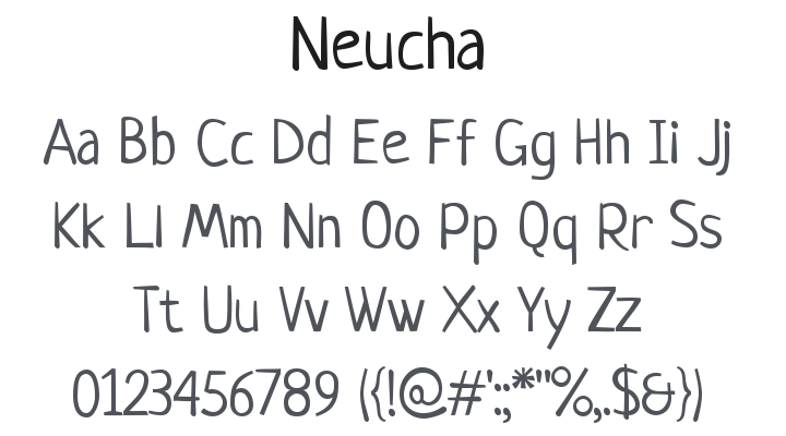 Neucha Font
