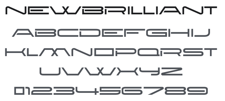 New Brilliant Font