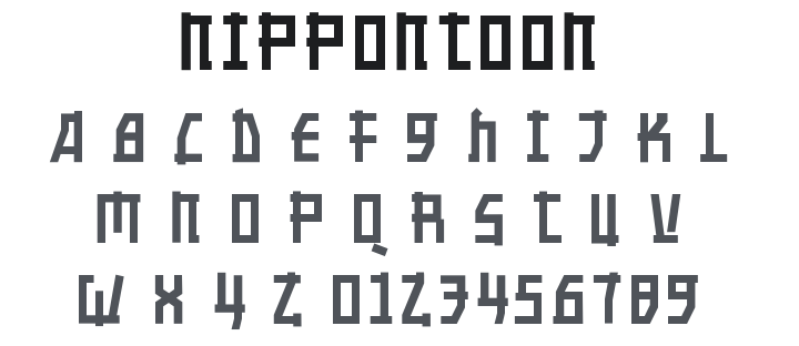 Nippontoon Font Family