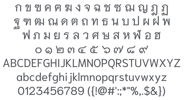 Niramit Font Family